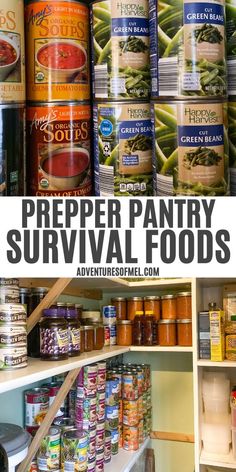 Dooms Day Food Prep, Prepper Pantry List, Pantry Stockpile, Zack Nelson, Foods To Stockpile, Stocking Pantry, Green Beans Soup, Prepper Pantry