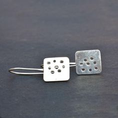 These Modern and Classic Dangle Earrings are made of 925 sterling silver, They are simple, stylish, and sleek. These Geometric Square porous disc Earrings are handmade. They are lightweight so It won't even feel like you're wearing earrings, but you'll still standout. a ear-wire is soldered at the top of each square disc which allows them to free movement. Stuff Type: Square Disc Dangle Earring Metal : 925 Sterling silver Benefits of silver: According to study, wearing silver has helped in balan Everyday Hypoallergenic Sterling Silver Linear Earrings, Nickel-free Sterling Silver Minimalist Earrings, Nickel-free Minimalist Sterling Silver Earrings, Minimalist Sterling Silver Linear Earrings Nickel-free, Minimalist Nickel-free Sterling Silver Linear Earrings, Minimalist Nickel-free Sterling Silver Earrings, Minimalist Sterling Silver Nickel-free Linear Earrings, Simple Sterling Silver Drop Earrings, Minimalist Sterling Silver Dangle Earrings