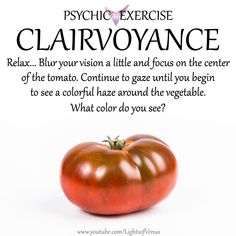 Clairvoyant Signs, Psychic Exercises, See Auras, Expand Consciousness, Clairvoyant Psychic Abilities, Psychic Development Exercises, Psychic Development Learning, Psychic Healing, Psychic Intuition