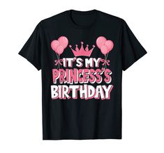 PRICES MAY VARY. An amazing graphic quote for your girl's birthday! Bday party group balloon themed outfit for her. grandma and grandpa clothes design to wear. Awesome saying apparel for the girl who is celebrating a special day. Wish your toddler daughter a happy birthday wearing this. Lightweight, Classic fit, Double-needle sleeve and bottom hem Grandpa Clothes, Grandpa Outfit, Mommy Birthday, Queen Birthday, Graphic Quotes, Grandma And Grandpa, Themed Outfits, Princess Birthday, The Girl Who