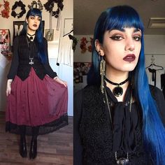 Darkly Inclined, Bohemian Witch, Gothic Inspiration, Goth Queen, Black Celebration, Dark Beauty Fashion, Cartoon Dress, Estilo Dark, Witch Moon