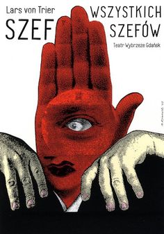 a movie poster with two hands covering the face of a person's head and eyes