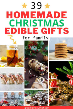 homemade christmas edible gifts for family