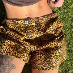 Made to order Unisex boxer shorts Leopard Shorts, Grunge Outfit, Ur Mom, Aesthetic Grunge Outfit, Aesthetic Grunge, Boxer Shorts, Grunge Outfits, Printed Shorts, Short Outfits