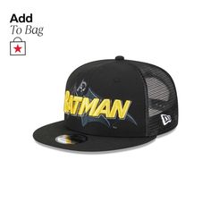 in stock Black Trucker Hat For Fan Merchandise, Black Visor Hat For Fan Merchandise, Black Fan Merchandise Visor Hat, Joker T Shirt, Black Batman, Trendy Hat, Mlb Teams, Batman Joker, Stylish Hats