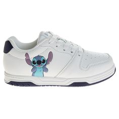 Unleash your little one's inner mischief-maker with these adorable Officially Licensed Disney Stitch Little Kids Sneakers! Featuring a classic lace-up closure for a secure and comfortable fit, these sneakers boast a charming vintage aesthetic. The durable faux leather upper is adorned with playful graphics of Stitch, while the rubber sole ensures superior traction for all-day adventures. Disney Characters Stitch, Playful Graphics, Stitch Character, Target Clothes, Girls Shoes Kids, Disney Character, Disney Stitch, Lace Up Sneakers, Style Sneakers