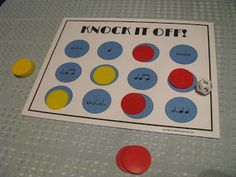 a board game that has been placed on the table for kids to learn how to use it