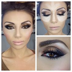 Gorgeous Make Up Looks, Face Contouring, Contour Makeup, I Love Makeup, Gorgeous Makeup, Love Makeup, Artistry Makeup