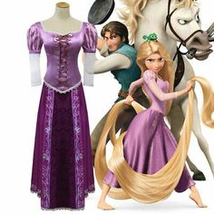 an image of the princess and prince from tangled dress up for sale on ebay