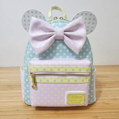 Loungefly Disney Minnie Mouse Pastel Polka Dot Mini Backpack Brand New With Tags Approx. 9 1/4" W X 10 1/2" H X 5" D Exclusive Our Reputation Is Extremely Important, And We Are Devoted To Ensure You Can Buy With Full Confidence Any Questions Feel Free To Contact Us Pink Minnie Mouse Backpack For Disney Trips, Cute Minnie Mouse Backpack For Daily Use, Pink Minnie Mouse Standard Backpack, Cute Minnie Mouse Bags For Disney Trips, Cute Minnie Mouse Backpack, Cute Minnie Mouse Multicolor Bags, Cute Multicolor Minnie Mouse Bag, Barbie Stuff, Loungefly Disney