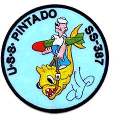 a patch with a cartoon character on it that says, los pinatao lisbas