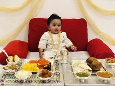 Annaprashan Decoration Ideas Diy, Anaprasana Baby Decorations, Annprashan Baby Photoshoot, Baby Annprashan Decorations, Aanprashan Decoration Ideas, Ann Prashan For Baby Decoration, Annprashan Baby Photo Shoot, Annaprashan Photoshoot, Ugadi Photoshoot For Babies