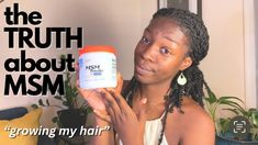 MSM Powder for Fast Hair Growth !! | Orally vs Topically | Type 4 Hair Msm Benefits Hair, Msm Powder For Hair Growth, Msm For Hair Growth, Msm Benefits, Msm Hair Growth, Msm Powder, Growing My Hair, Hair Growth Progress, For Fast Hair Growth