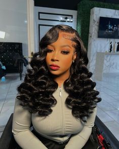 Rose Sister, Body Wave Lace Front Wigs, Frontal Wig Hairstyles, Human Hair Lace Front Wigs, Hair Lace Front Wigs, Birthday Hairstyles, Curling Hair With Wand, Quick Weave Hairstyles, Hair Body Wave