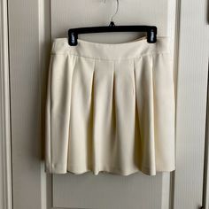 Pretty Cream Color. Never Worn. Skirts Pleated, Banana Republic Skirt, Pleated Dress, Cream Color, Pleated Skirt, Dress Skirt, Banana Republic, Womens Skirt, A Line