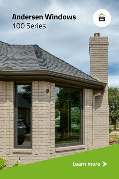 an image of a house with windows on the front and side, which are open to let in more light