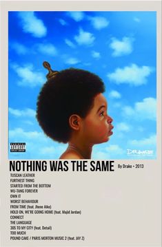 the album cover for nothing was the same, featuring an image of a child's head