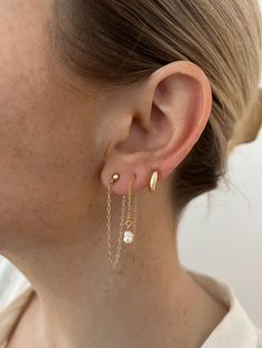 We are in love with this threader style earring! We added a tiny freshwater pearl to elevate this look even more 14k gold filled, water and tarnish resistant Minimalist 14k Gold Filled Dangle Jewelry, Everyday 14k Gold Filled Dangle Cartilage Earrings, Trendy 14k Gold Filled Dangle Jewelry, 14k Gold Dangle Pearl Drop Jewelry, Dainty 14k Gold Pearl Drop Jewelry, Delicate 14k Gold Filled Threader Earrings, 14k Gold Filled Dangle Cartilage Earrings, 14k Yellow Gold Filled Dangle Cartilage Earrings, Everyday 14k Gold Dangle Pearl Earrings