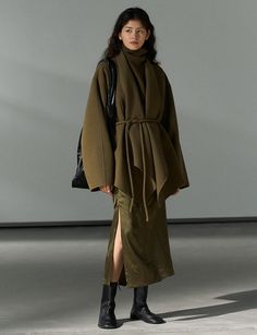 PREORDER-BESTSELLER estimated arrival December 26-29thBy preordering, you’re helping us reduce waste and create only what’s needed Chic oversized olive color open-front kimono coat with waist belt-tie . 52% sheep wool, 46% polyester, 2% nylonOversized fit Comes wit waist tie Total length 29"/74 cm Model wears one size and is 5.8"/ 170 cmImported Olive Scarf, Wool Wrap Coat, Pixie Market, Kimono Coat, Belt Tie, Wrap Coat, Reduce Waste, Olive Color, Midi Maxi Dress