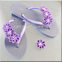 flip flops, wedding flip flops, beach flip flops Flip Flops Wedding, Fancy Flip Flops, Rhinestone Flip Flops, Flip Flop Craft, Crochet Flip Flops, Decorating Flip Flops, Wedding Flip Flops, Flip Flops Beach, Kanzashi Flowers