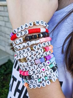 Shop a variety of , including friendship charm bracelets, beaded bracelets, and more. All bracelets are made with high-quality materials Swift Friendship Bracelets, Taylor Swift Friendship Bracelets, Best Knots, Taylor Swift Tour Outfits, Friendship Bracelets With Beads, Word Bracelet