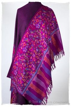 Collector's Edition Shawls — Seasons by The Kashmir Company Hand Dyed Shawl, Queen Dresses, Kashmiri Shawls, Winter Scarves, Cashmere Pashmina, Valentines Sale, Gala Events, Pashmina Shawl, Stained Glass Windows