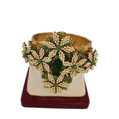 "Vintage One-of-a-Kind Stanley Hagler Spectacular Bracelet (A3548) Size: Almost 2.5\" Color: Gold, white, green Condition: Very good vintage Signed: Stanley Hagler Details: exceptional workmanship, lots of layers! Hand wire, hinged. Please look at all the photos, as they are part of the description. I try my best to point out any flaws. Also please remember this is a preloved piece and may show signs of light wear, marks, scratches, etc. I will be posting a lot more jewelry, Keep checking back." Glass Pendant Necklace, Vintage Vanity, Purple Butterfly, Stunning Necklace, Vintage Costume Jewelry, Vintage Costumes, Vintage Signs, Glass Pendants, Costume Jewelry