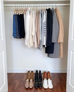 Pick Clothes, Neat Closet, Clean Mind, Clean Closet, Neutral Capsule Wardrobe, Classy Yet Trendy, Look Adidas, Minimal Wardrobe