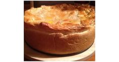 a baked dish sitting on top of a white plate