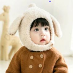 1-24 Mos. Ears Hat, Earflap Beanie, Movie Pic, Rabbit Baby, Adorable Bunny, Ear Protection, Ear Hats, Rabbit Ears, Reference Poses