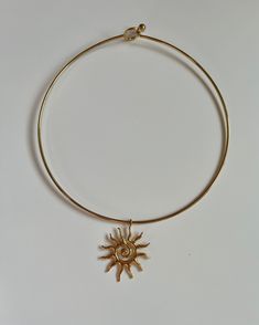 Stainless Steel Sun Necklace, Sun, Stainless Steel