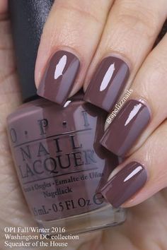 PRESS SAMPLES     Hey Dolls!     I have the new OPI Washington DC Collection  to share with you today!   OPI  teamed with actress Kerry Was... Work Manicure, Coolest Nails, Nagel Stamping, Brown Nail Polish, Brown Nail, Nails Opi, Subtle Nails, Nagel Tips, Beauty Finds