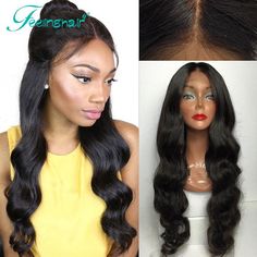 7A Full Lace Human Hair Wigs for Black Women Glueless Full Lace Wigs Brazilian Virgin Hair Body Wave Lace Front Human Hair Wigs Sew In Braids, Diva Hair, Brazilian Virgin Hair Body Wave, Lace Fronts, Hair Wigs For Black Women, Weave Styles, Virgin Hair Wigs, Beautiful Wigs, Brazilian Virgin Hair