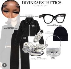 Baddie Cozy Outfits, Baddie Sweater Outfits, Sweatsuit Baddie Outfits, Flygirl Outfits, Tracksuit Fits Baddie, Virtual Stylist Baddie, Digital Stylist, Rainbow Braids, Outwear Fashion