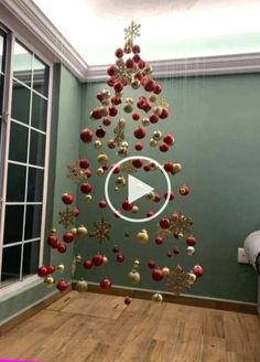 ▷ ▷Will you be trying out this strange trend next year, Invisible Christmas Tree, Bedroom Christmas, Minimalist Christmas Tree, Kitchen Christmas, Creative Christmas Trees, Deco Nature, Christmas Tree Decorations Diy, Pencil Christmas Tree, Hanging Christmas Tree