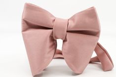 Rose gold bow tie Big Bow tie Dusty rose Butterfly bowtie | Etsy Pink Formal Bow With Bow Tie Back, Elegant Pink Bow For Black Tie Events, Pink Elegant Bow Tie With Decorative Bow, Elegant Pink Bow Tie With Decorative Bow, Elegant Pink Bow Tie For Black Tie Events, Pink Satin Bow For Black Tie Events, Elegant Pink Bow For Gift, Elegant Pre-tied Bow For Gift, Elegant Pink Bow Tie Fitted