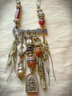 Key Jewelry, Jewelry Techniques, Styl Boho, A Necklace, Creative Jewelry