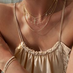 Perfect for both day and night, this necklace is sure to turn heads. Henio's rounded snake chain design, simple and femimine in style, will add shine as a statement on its own or be layered for endless glimmer. Check out the matching Taysom bracelet and Tejano anklet. Created with a sterling silver base and utilizing luxurious 14 karat gold plating, this Adorn Luxe necklace is everything you love about our demi-fine jewelry collection. Dainty Snake Chain Necklace For Party, Double Chain Snake Necklace For Layering, Snake Chain Necklace With Double Chain For Layering, Gold Clavicle Chain Charm Necklace With Snake Chain, Clavicle Charm Necklace With Snake Chain, Chic Herringbone Necklace With Adjustable Chain, Chic Snake Chain Layered Necklace, Dainty Snake Chain Necklace For Layering, Layering Snake Chain Necklace