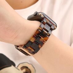 Our Best luxury designer Apple watch band fit iwatch series 6 5 4 3 straps. Our new arrival bestseller designs colors come in rose gold, gold, silver, black, pink, space grey, titanium, aluminum, gray & blue. In bling, steel, leather, scrunchies or silicone. We carry adapter sizes for 38mm, 40mm, 42mm, 44mm, men & women. At Nuroco.com we take pride in our high quality beautiful expensive looking affordable bands. We ship our bestselling fashion styles worldwide #applewatchbands #applewatch Smart Watch Strap, Ceramic Apple, Ceramic Accessory