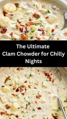 the ultimate clam chowder for chilly nights