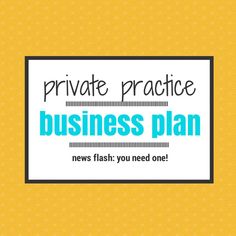 the private practice business plan is now available