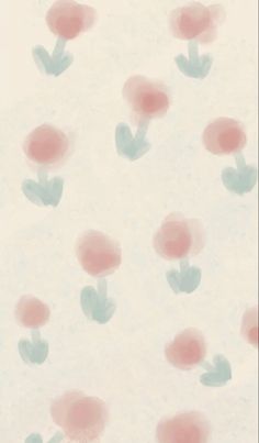 an image of flowers that are in the air with pink and blue petals on them