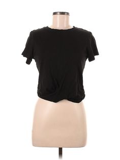 Sanctuary Short Sleeve Top Size: Medium Black Tops - used. No Fabric Content, Keyhole, | Sanctuary Short Sleeve Top Black Keyhole Tops - Used - Size Medium Keyhole Top, Zara Shorts, High Neck Top, Solid Tops, Black Solid, Top Sales, Zara Black, Short Sleeve Top, Black Shorts