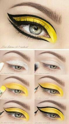 Maquillage Harry Potter, Extreme Make-up, Carnaval Make-up, Pikachu Costume, Fantasy Make-up, Drag Make-up, Eye Makeup Pictures, Smink Inspiration, Make Up Looks