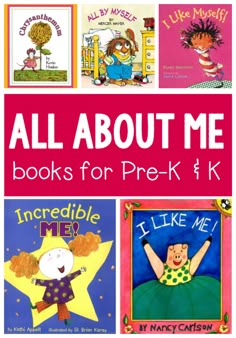 all about me books for prek - k