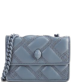 From Kurt Geiger London, the Micro Solid Quilted Crossbody Bag features:Polyurethane exteriorPolyester liningFlap/snap closureOne interior compartmentDrenched hardwareSingle chain strapApprox. 4.33'' W x 2.95'' H x 1.18'' D; Strap drop 23.23"Imported. Kurt Geiger Bag, Affordable Bags, Best Baby Bottles, Black Bratz Doll, London Kensington, Small Camera, Quilted Crossbody Bag