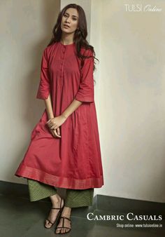 Designer Store, Outfits For Summer, Fashion Fails, Simple Kurta Designs, Simple Kurti Designs, Casual Indian Fashion, Salwar Kamiz, Cotton Kurti Designs