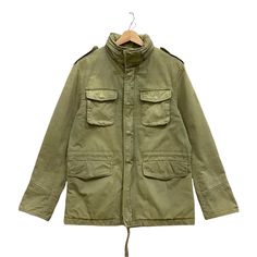 PLEASE ASK ANY QUESTION BEFORE BUYING  THIS IS USED CLOTHING PLEASE DON'T EXPECTED IT TO BE LIKE NEW OR IN PRISTINE CONDITION Vintage!! Takeo Kikuchi Multi Pocket Military Style Jacket Tag Takeo Kikuchi Material Cotton Size on tag M (medium) Measures About ( Approximately)  -Armpit to Ampit : 22 inch -Length (back collar down) : 29 inch -Shoulders : 17.5 inch -Sleeve Length : 24.5 inch Condition : used good condition 9/10 **No Tears No Stains And No Hole** PLEASE READ THE DESCRIPTION AND POLICY Takeo Kikuchi, Military Style Jackets, Military Style, Military Fashion, Used Clothing, Dhl Express, Jackets & Coats, Adult Outfits, Like New