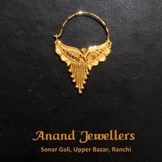 Give us the opportunity to be a part of your wedding, adorn yourself and your loved ones with the exquisite range of bridal jewellery from Anand Jewellers. Anand Jewellers, located at Sonar Gali, Upper Bazar, Ranchi, is one of the oldest jewellery houses of the city and has been serving with expertise and experience of over a hundred years. Small Nath Designs, Nath Designs Gold Rajputi, Nath Designs Gold, Nath Designs, Gold Nath, Hanuman Tattoo, Bridal Nose Ring, Silver Diamond Jewelry