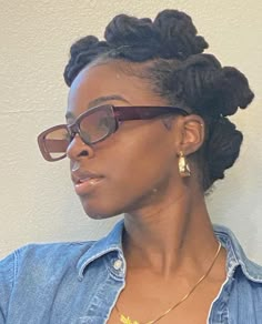 Hairstyles For Locks For Women, Editorial Loc Styles, Bantu Loc Styles, Fun Black Hairstyles, Loc Bantu Knots, Short 4c Locs, Classy Loc Styles, Bantu Knots On Locs